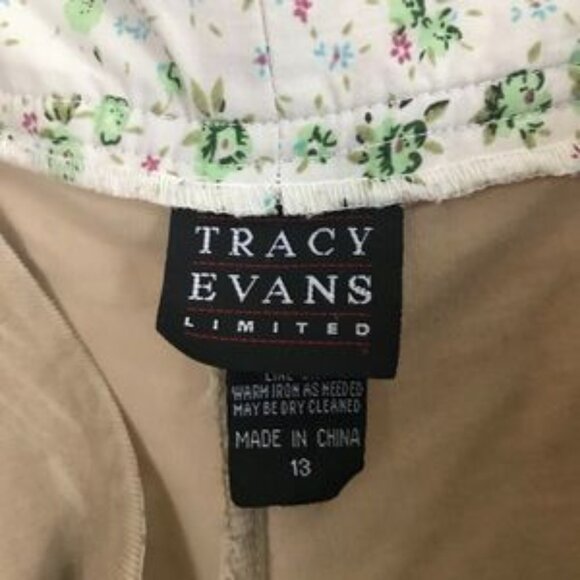 Tracy Evans limited gauchos tan Corduroy pants - Picture 3 of 3